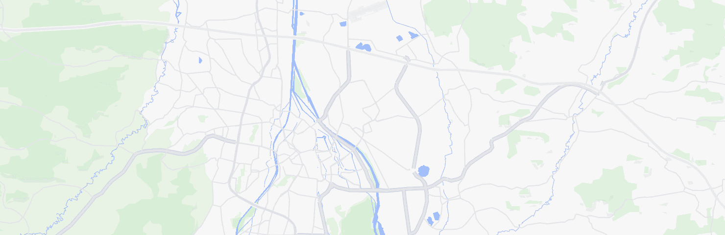 Karte von Augsburg mit dem Bezirk Lechhausen