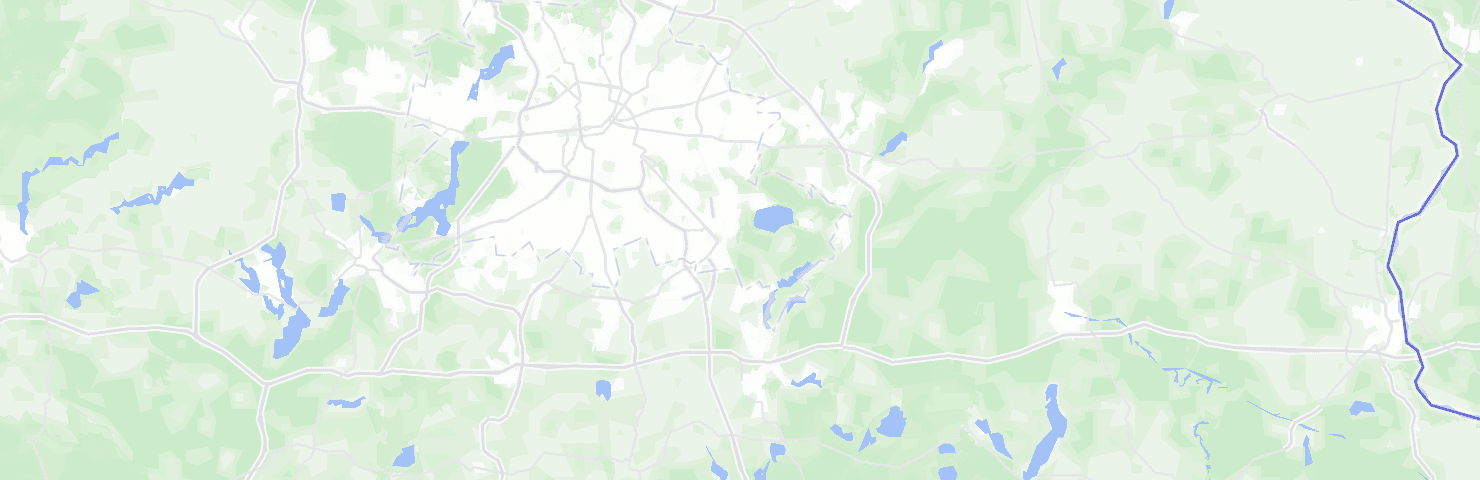 Karte von Berlin mit dem Bezirk Treptow-Köpenick