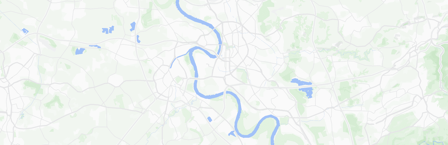 Map of Düsseldorf with the Stadtbezirk 03 neighbourhood