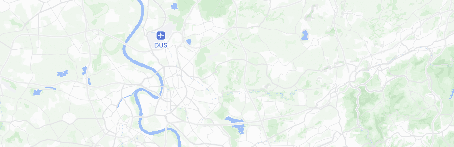 Karte von Düsseldorf mit dem Bezirk Stadtbezirk 07