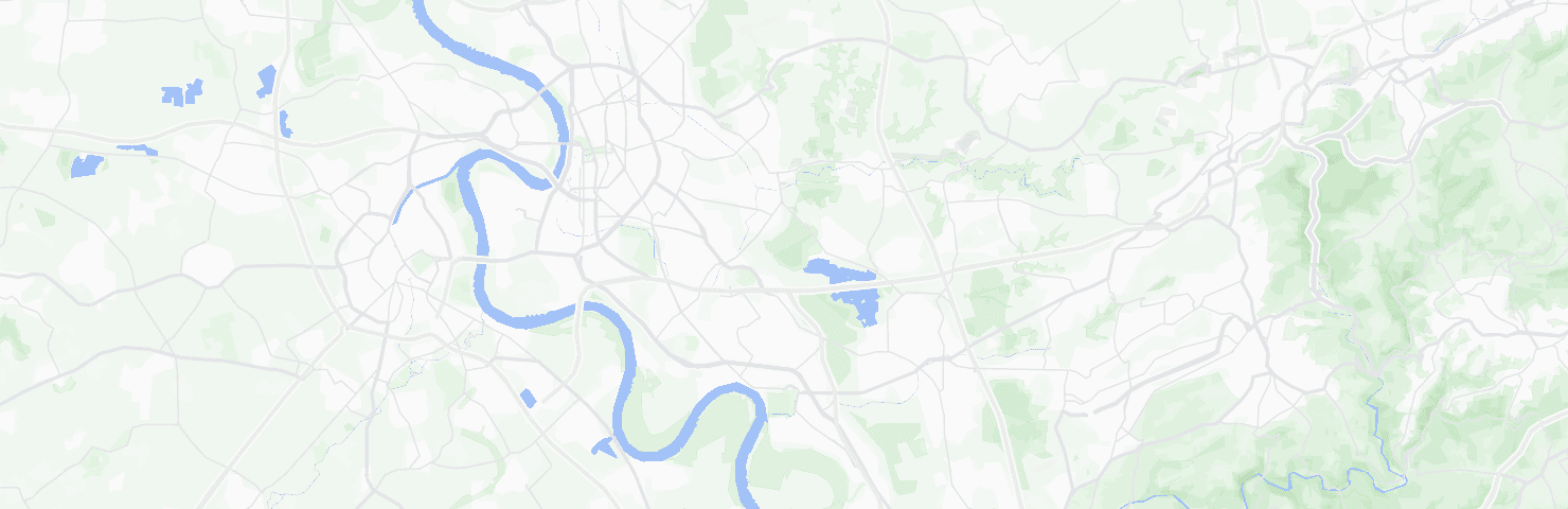 Karte von Düsseldorf mit dem Bezirk Stadtbezirk 08