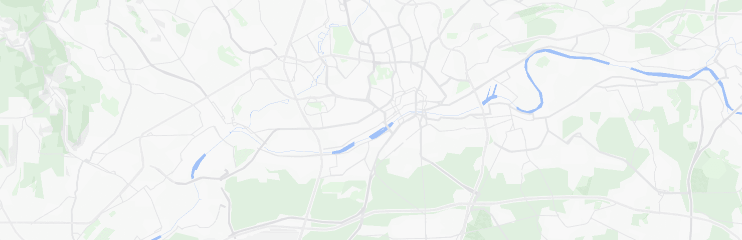 Map of Frankfurt with the Innenstadt I neighbourhood