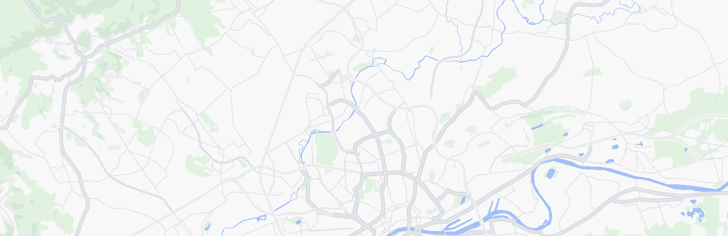 Karte von Frankfurt am Main mit dem Bezirk Mitte-Nord