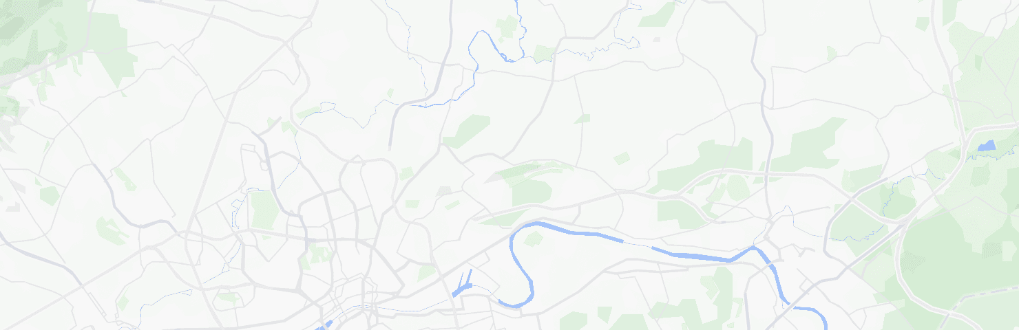 Map of Frankfurt with the Bergen-Enkheim neighbourhood