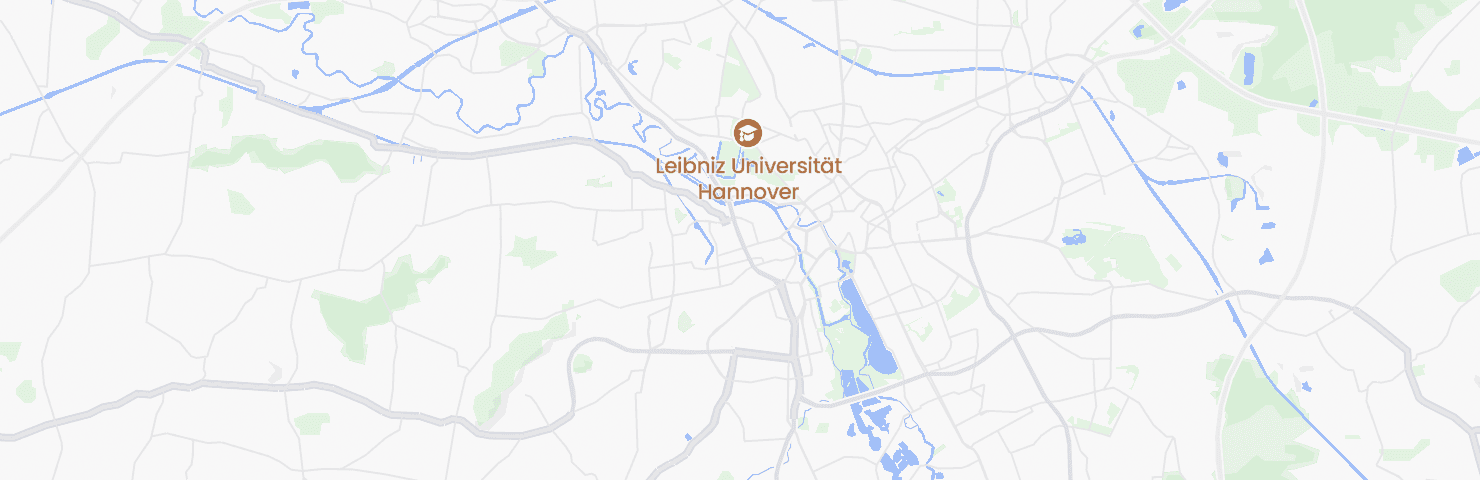 Karte von Hannover mit dem Bezirk Linden-Limmer