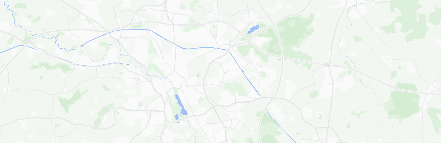 Map of Hanover with the Buchholz-Kleefeld neighbourhood