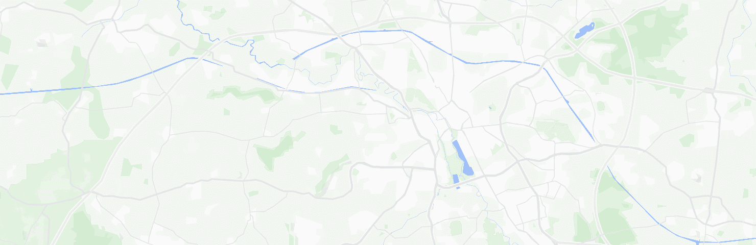 Map of Hanover with the Ahlem-Badenstedt-Davenstedt neighbourhood