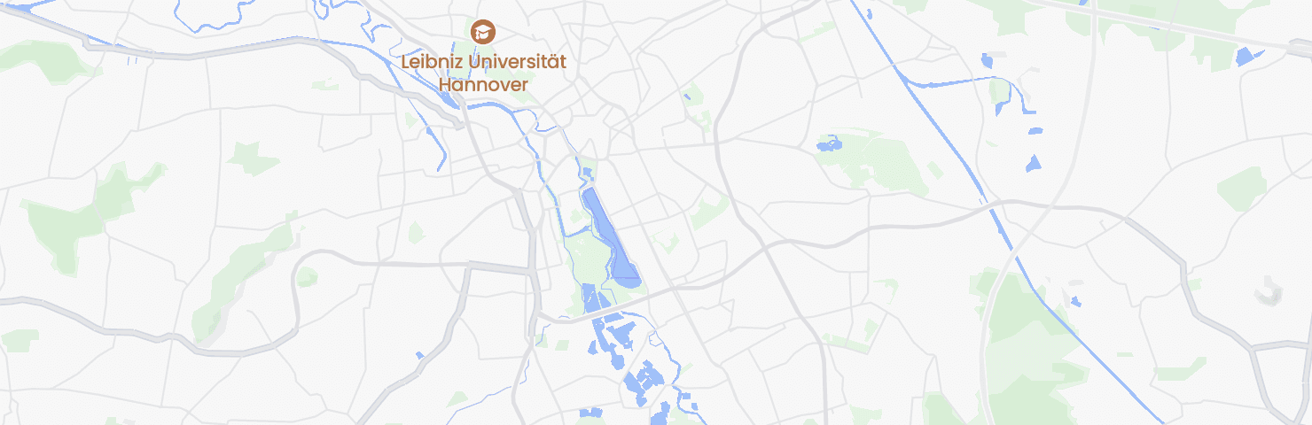 Karte von Hannover mit dem Bezirk Südstadt-Bult