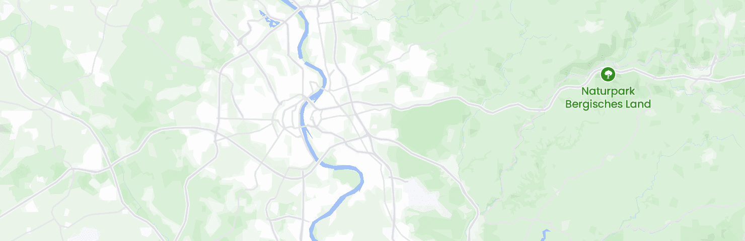 Karte von Köln mit dem Bezirk Kalk