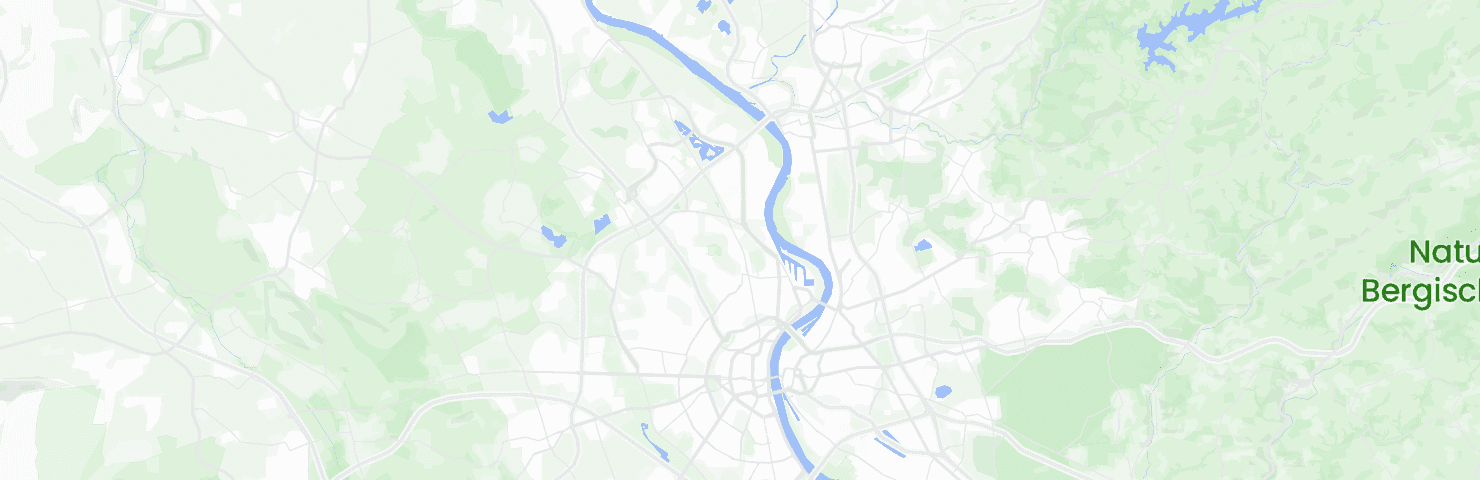 Karte von Köln mit dem Bezirk Nippes