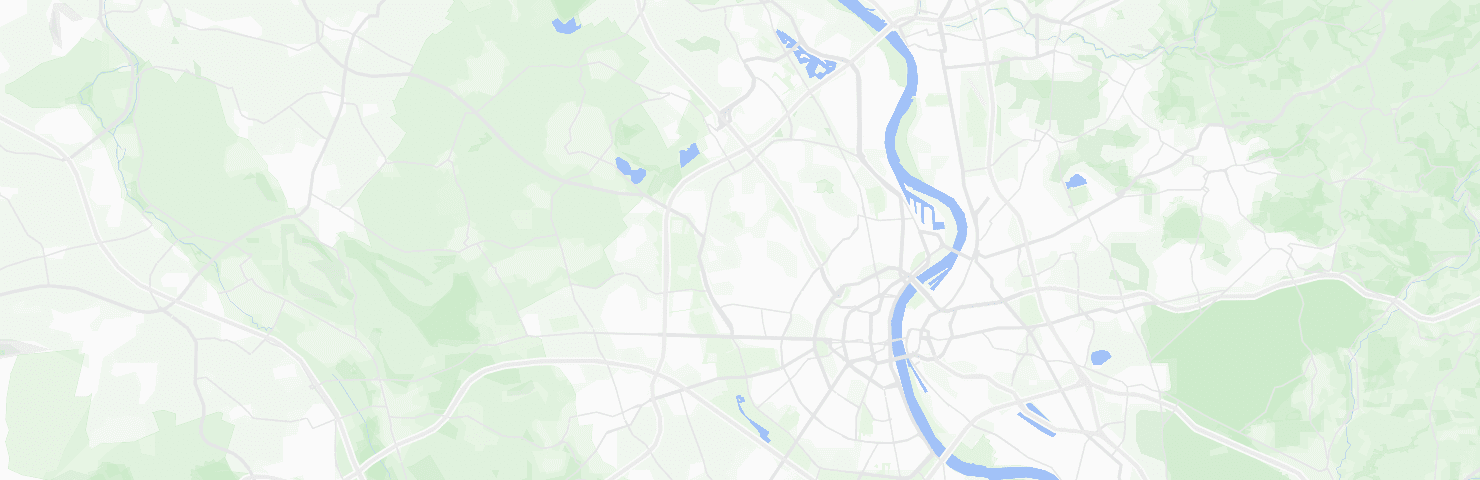 Karte von Köln mit dem Bezirk Ehrenfeld