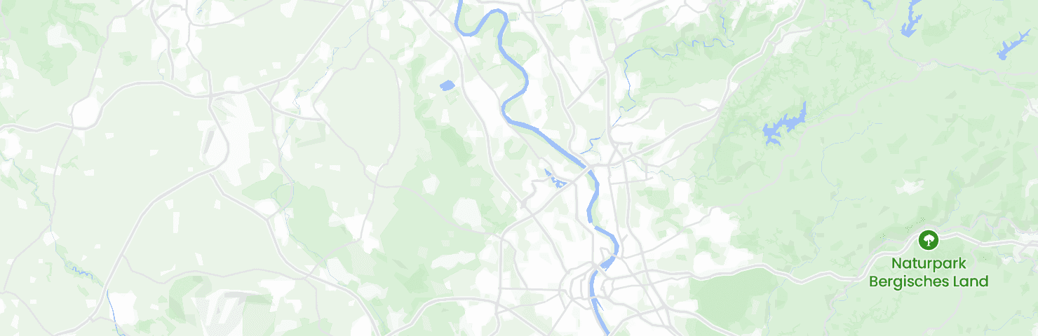 Karte von Köln mit dem Bezirk Chorweiler