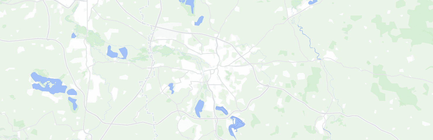 Karte von Leipzig mit seinen Bezirken