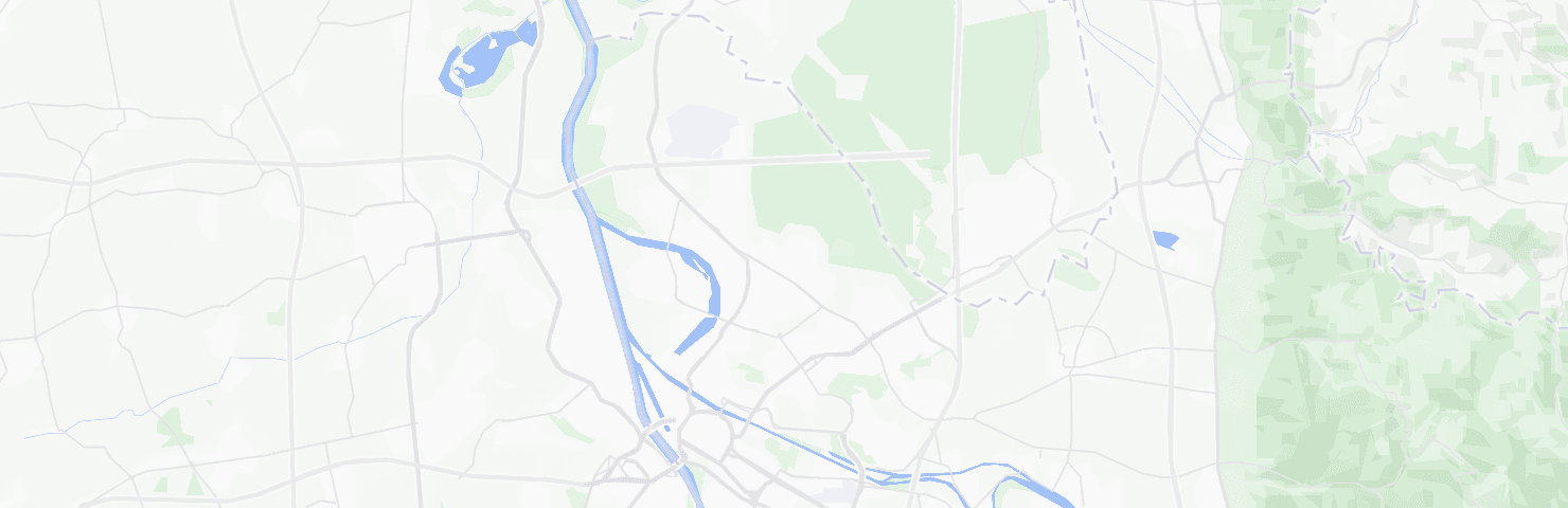 Karte von Mannheim mit dem Bezirk Waldhof