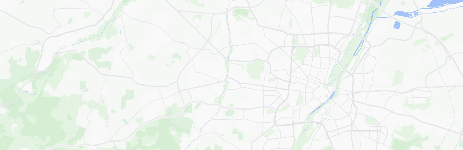 Karte von München mit dem Bezirk Pasing-Obermenzing