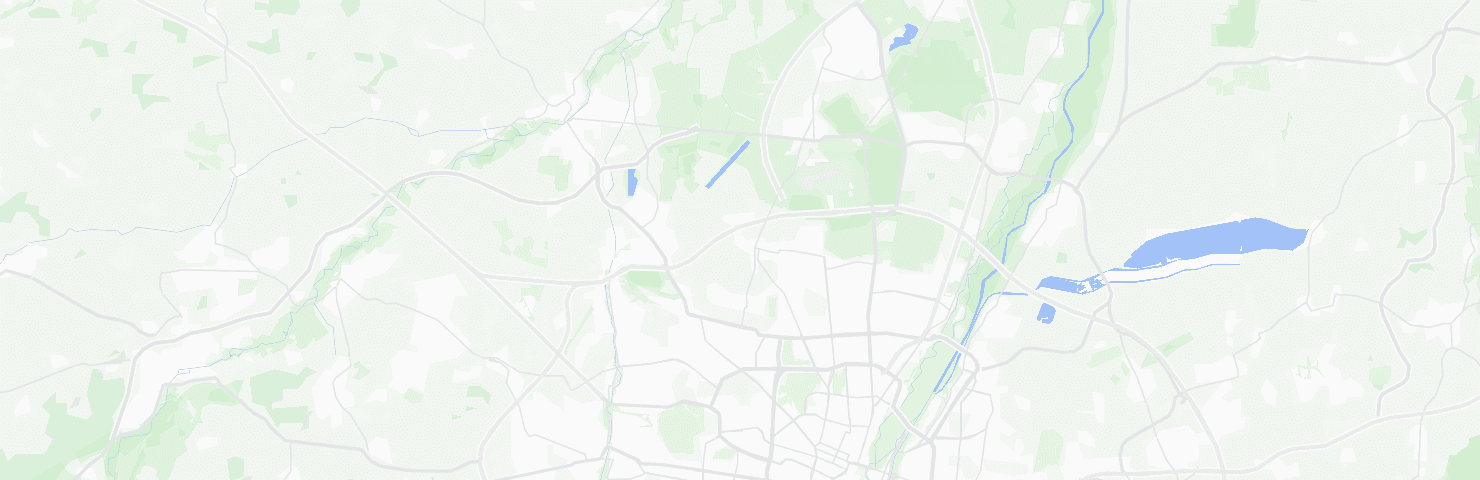 Karte von München mit dem Bezirk Feldmoching-Hasenbergl