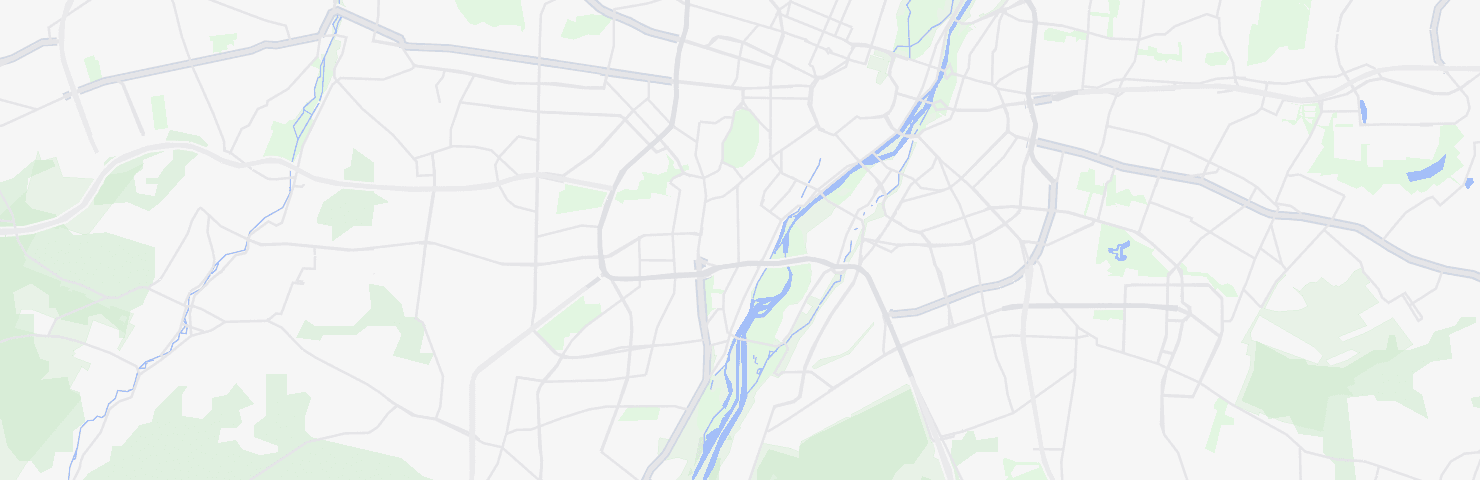 Karte von München mit dem Bezirk Sendling