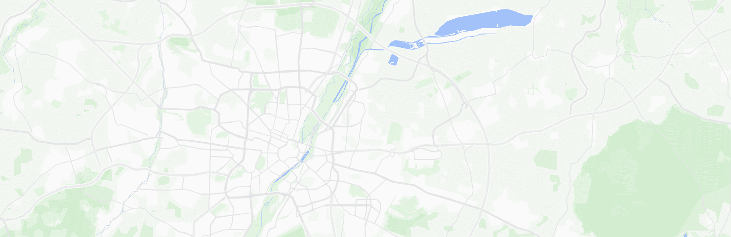 Karte von München mit dem Bezirk Bogenhausen