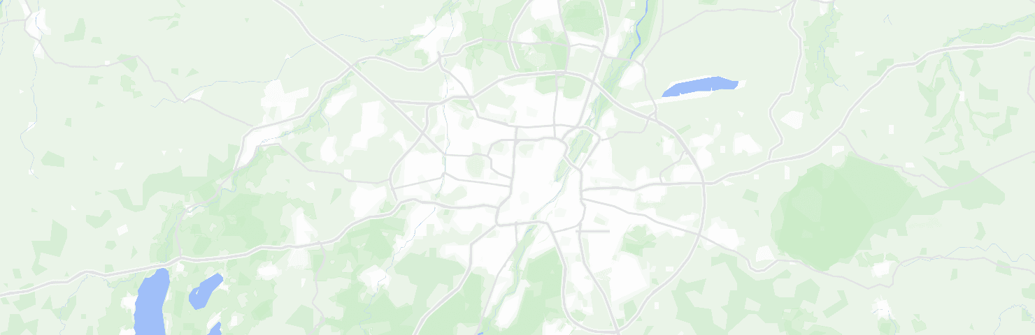 Map of Munich and its neighbourhoods