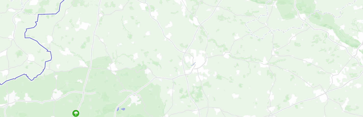 Map of Münster with the Münster-West neighbourhood