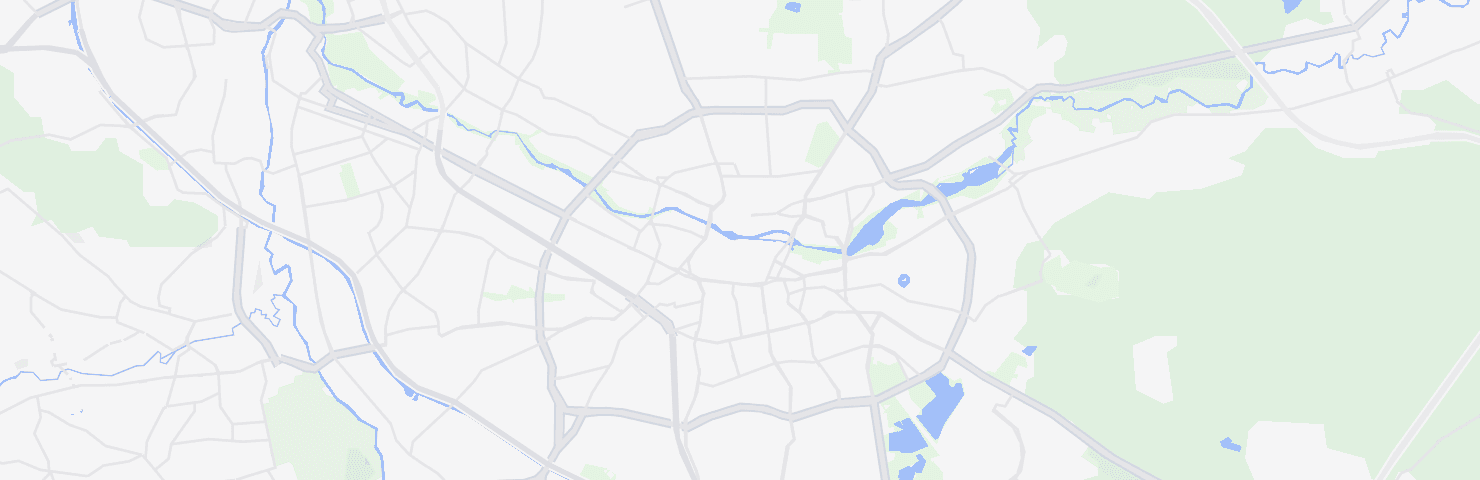 Karte von Nürnberg mit dem Bezirk Altstadt und engere Innenstadt