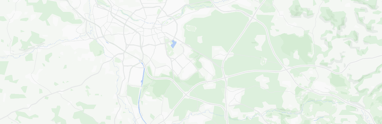 Karte von Nürnberg mit dem Bezirk Südöstliche Außenstadt