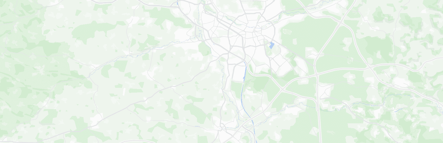 Map of Nuremberg with the Südwestliche Außenstadt neighbourhood