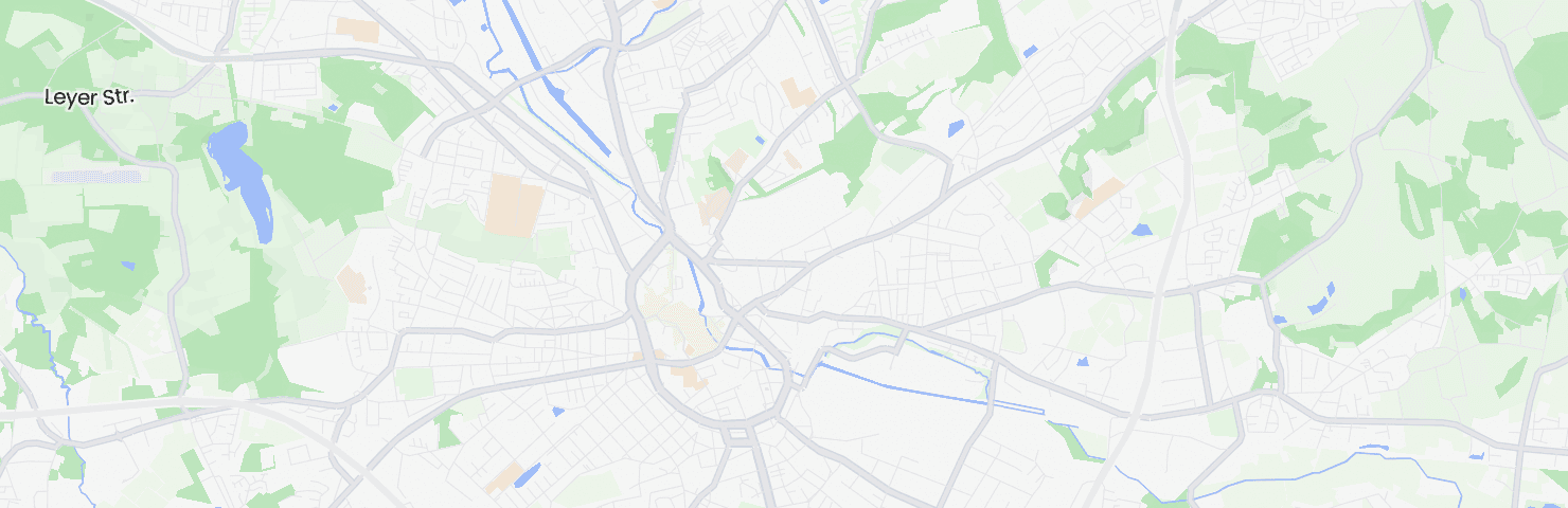 Karte von Osnabrück mit dem Bezirk Gartlage