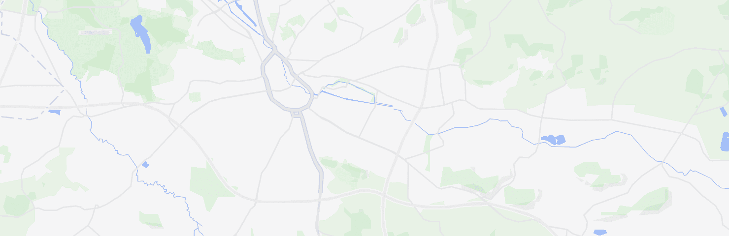 Karte von Osnabrück mit dem Bezirk Fledder