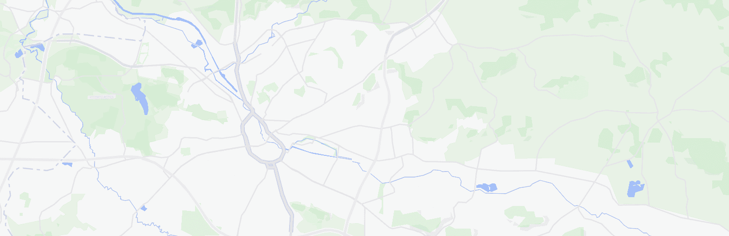Map of Osnabrück with the Schinkel-Ost neighbourhood