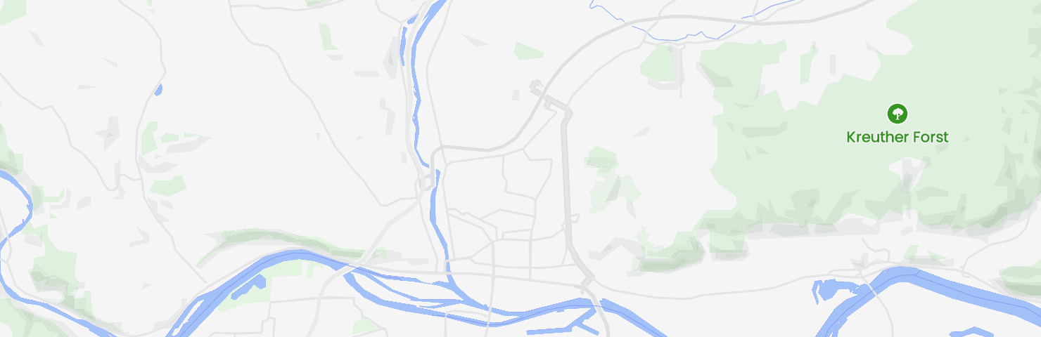 Karte von Regensburg mit dem Bezirk Konradsiedlung-Wutzlhofen