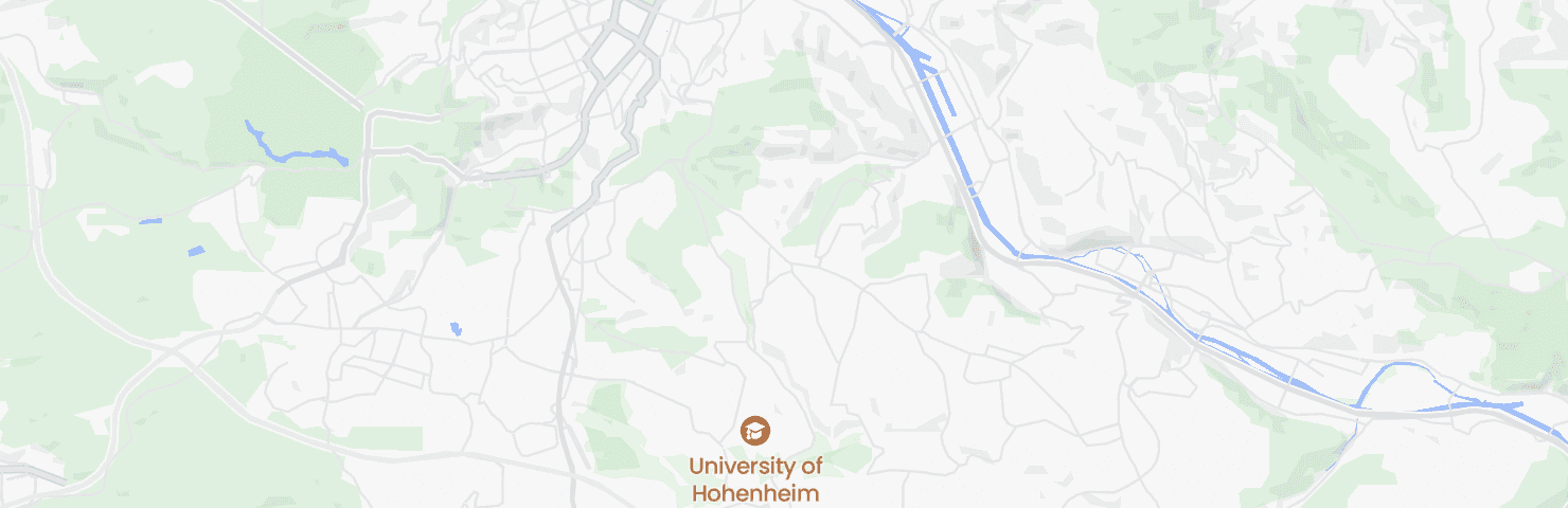 Karte von Stuttgart mit dem Bezirk Sillenbuch