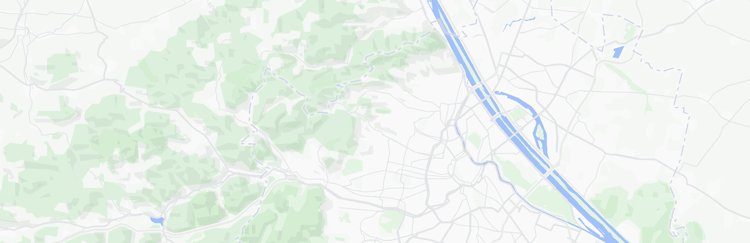 Karte von Wien mit dem Bezirk Hernals