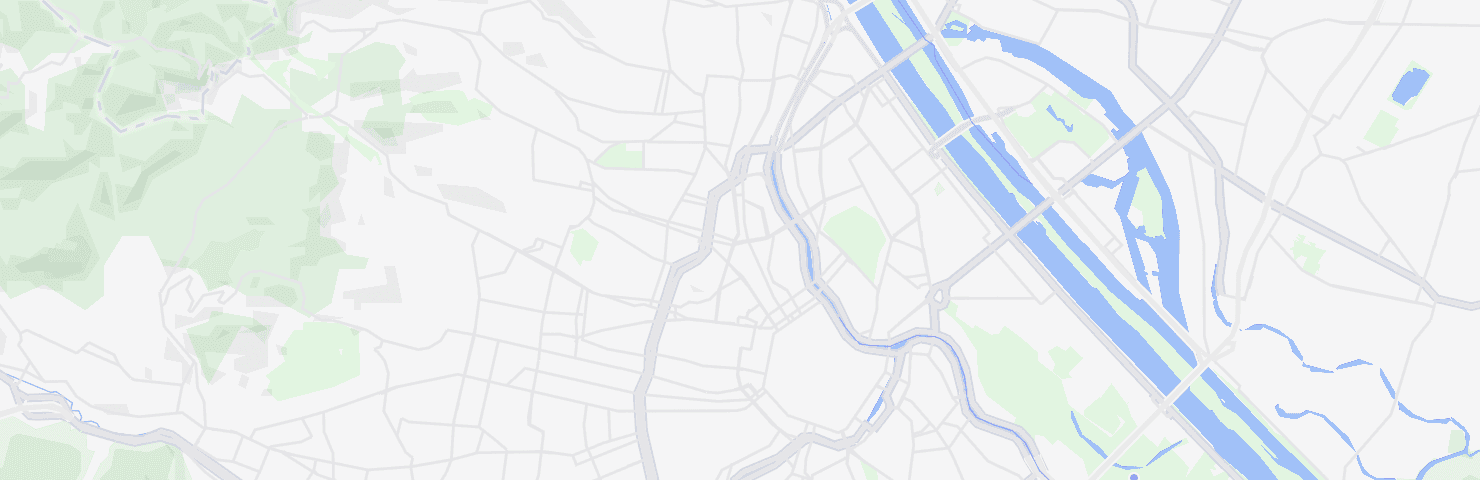 Karte von Wien mit dem Bezirk Alsergrund