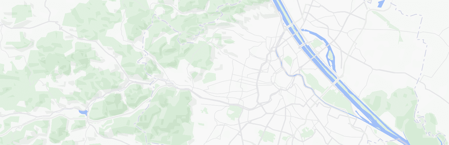 Karte von Wien mit dem Bezirk Ottakring