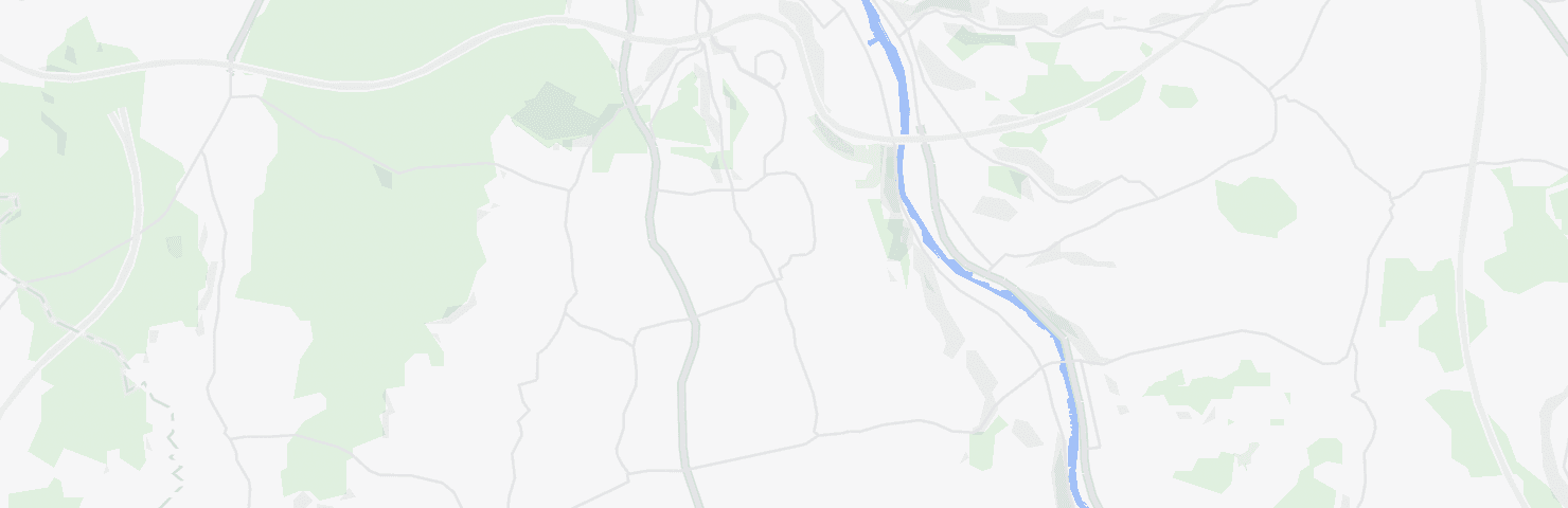 Map of Würzburg with the Rottenbauer neighbourhood