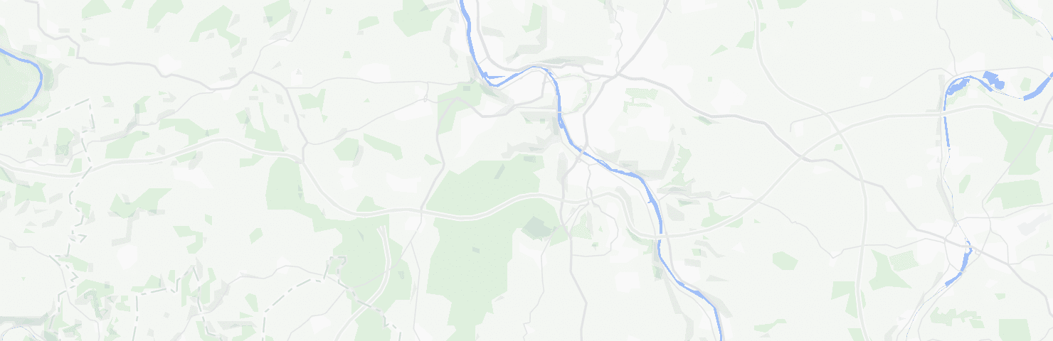 Karte von Würzburg mit dem Bezirk Steinbachtal