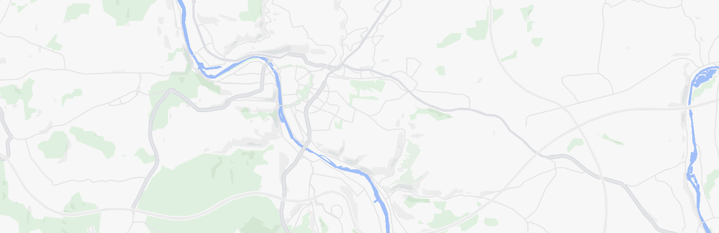 Map of Würzburg with the Frauenland neighbourhood