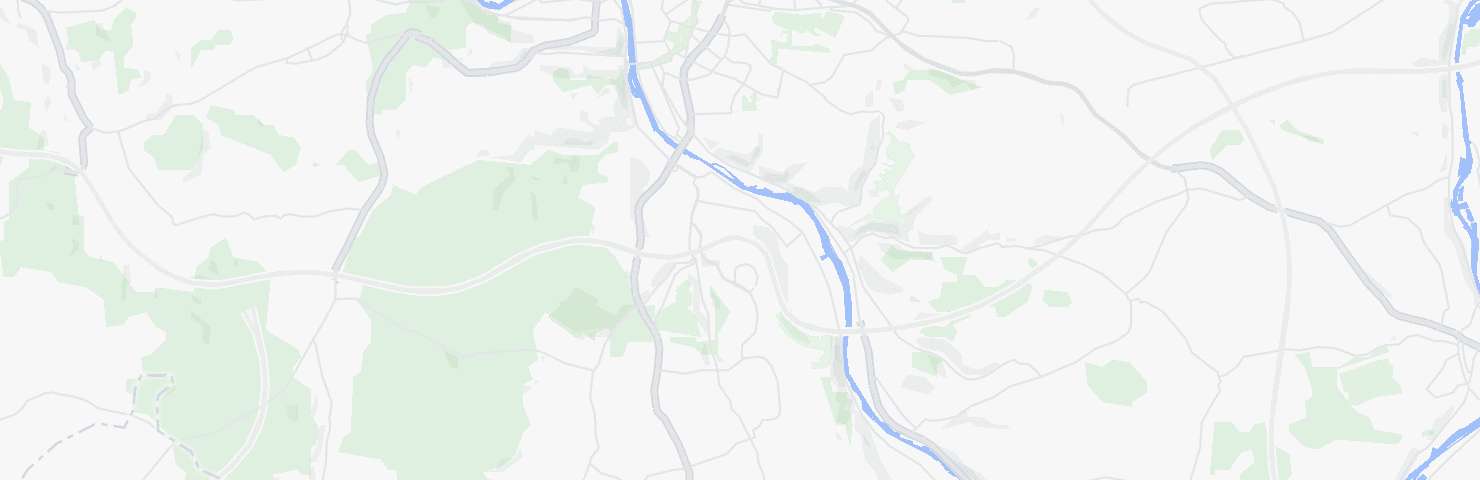 Karte von Würzburg mit dem Bezirk Heidingsfeld