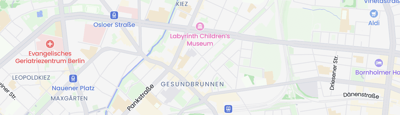 Karte mit dem ungefähren Standort