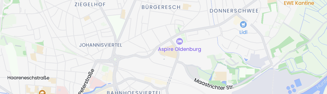 Karte mit dem ungefähren Standort