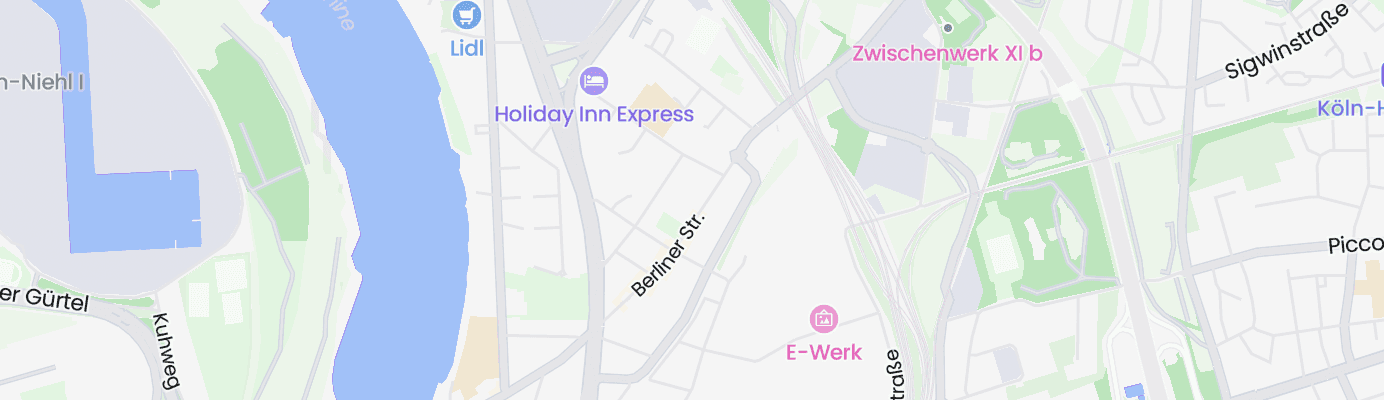 Karte mit dem ungefähren Standort