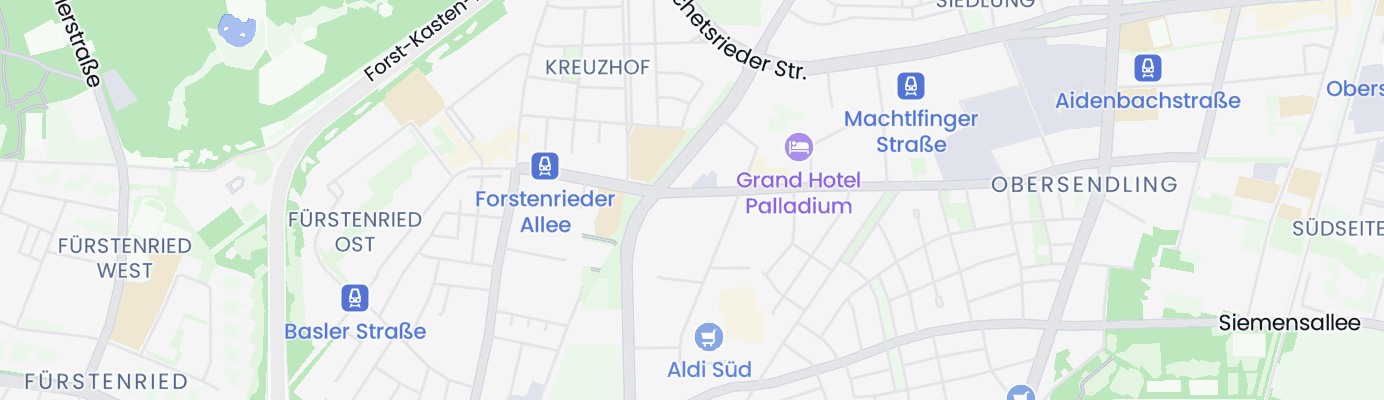 Karte mit dem ungefähren Standort