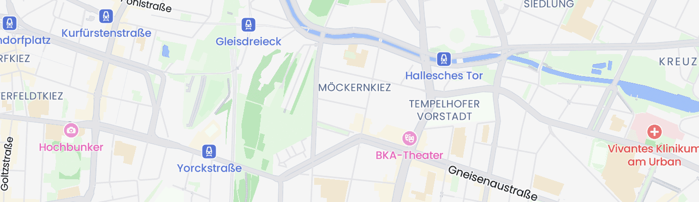 Karte mit dem ungefähren Standort