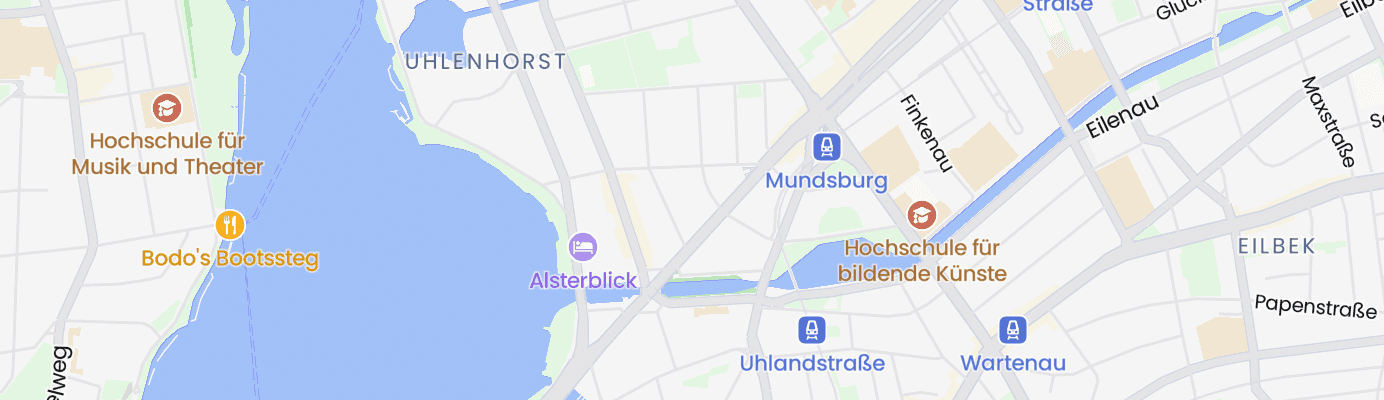 Karte mit dem ungefähren Standort