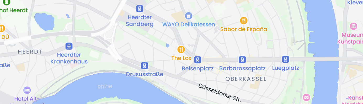 Karte mit dem ungefähren Standort