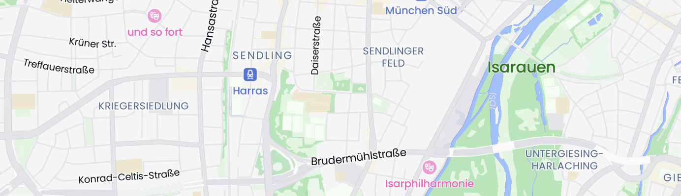 Karte mit dem ungefähren Standort