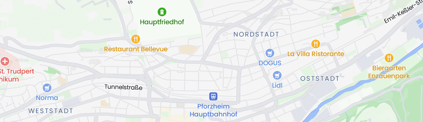 Karte mit dem ungefähren Standort