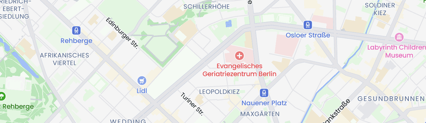 Karte mit dem ungefähren Standort