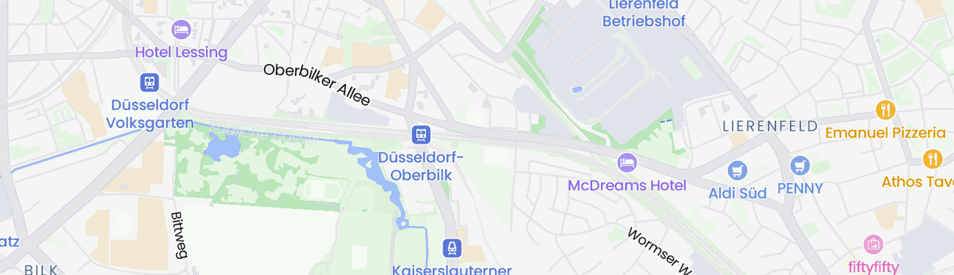 Karte mit dem ungefähren Standort